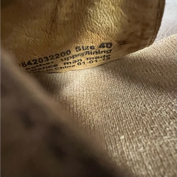 Dansko Sandi Beige Leather Slingback Wedge Sandals Shoes Size 40 9.5 10 US. - Picture 8 of 8